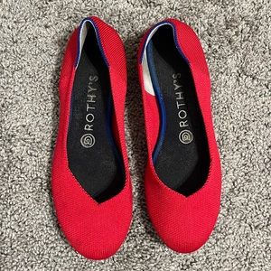 Rothy’s Red Flats